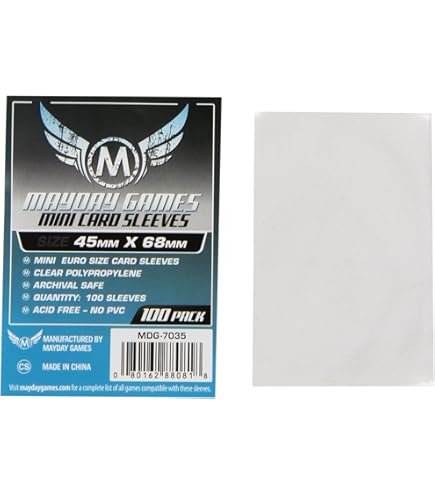 500 MayDay Premium Kartenhüllen - 63,5x88mm, Extra Dick Für Sammelkarten & Spiele