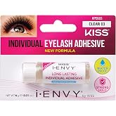 KISS iENVY Individual Cluster Lash Glue, Strong Hold Individual Lash Adhesive, Waterproof Long-lasting Individual Lash Glue, Clear