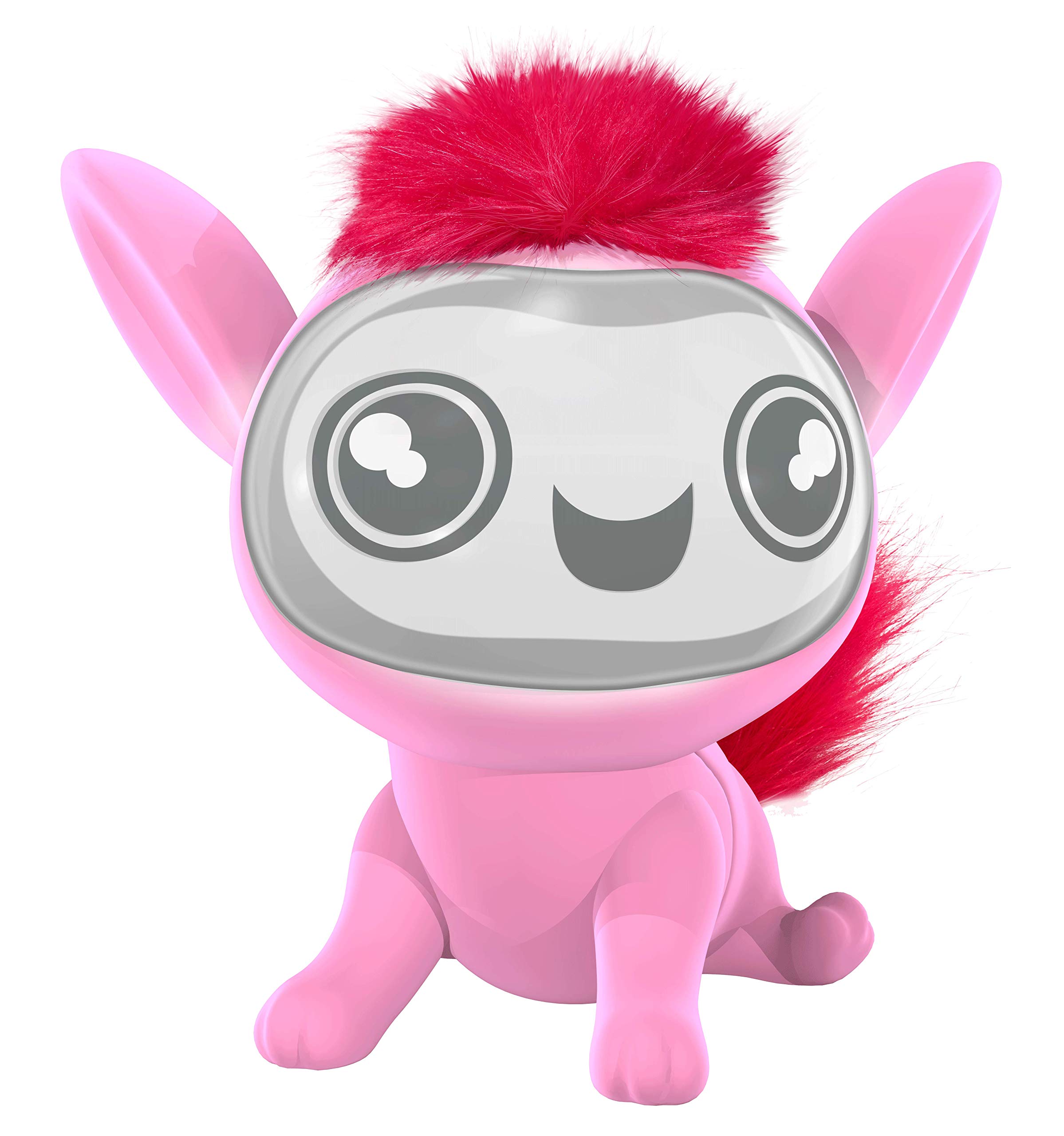 Pooki Interactive pet with Sound, Movement and Animated Screen, Pink