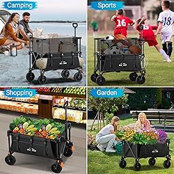 Elegear Wagon Cart Foldable Collapsible 440LBS