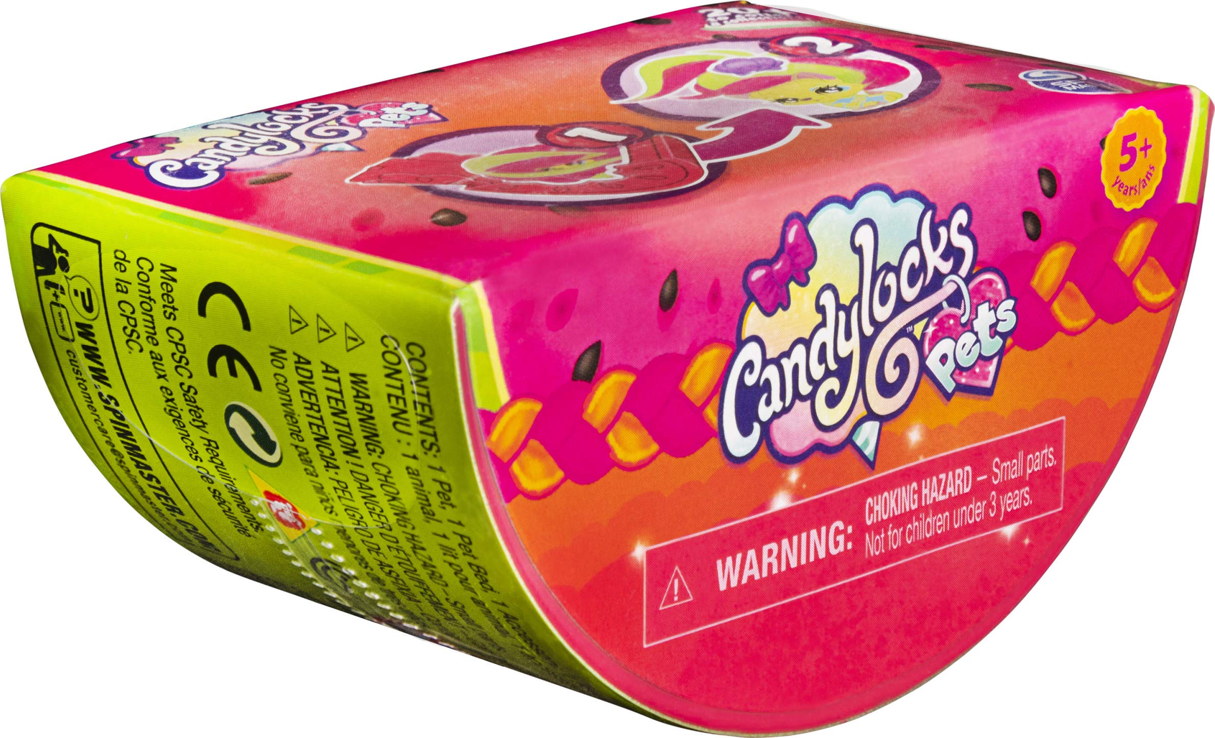 Candylocks Pets, Scented Collectible Surprise Pet with Accessory and Pet Bed (Style May Vary)