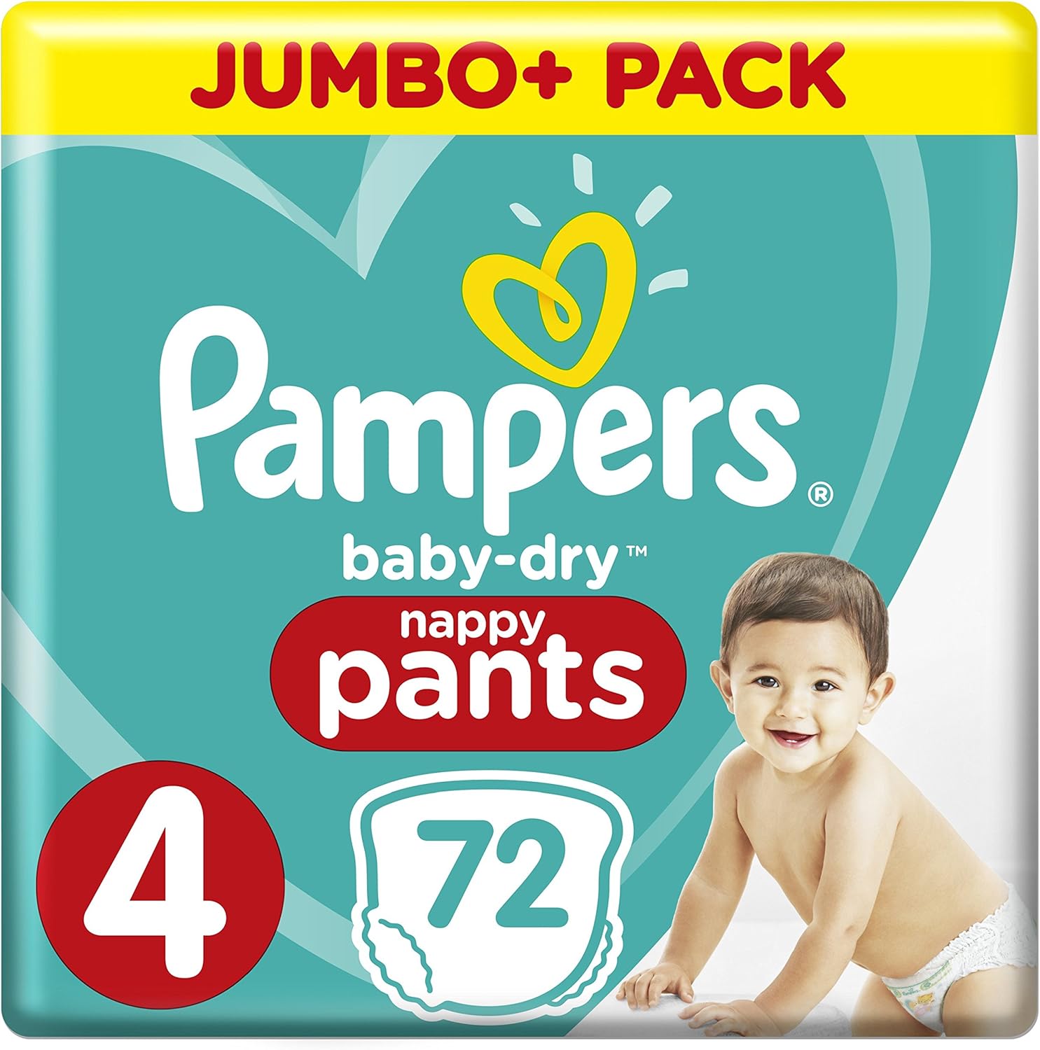 pampers nappy pants size 4 jumbo pack
