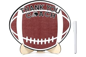 Tenceur Thank You Coach Gift Basketball Football Coach Signature Frame with Holder and Signing Pen Personalized Team Player Gift for Women Men Coach Birthday Retirement Party Christmas Gift