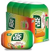 Tic Tac Citrus Adventure Mints, Bulk 4 Pack, Travel Size, 200 Pieces Each | Travel size Tic Tacs bulk for on the go in your pocket, purse, car, office and home snacking