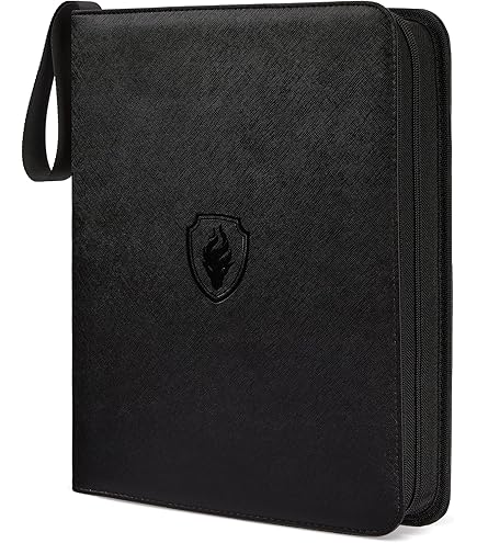 Amazon.com: Premium Zip Card Binder, Fabmaker 9 Pocket Trading