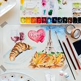 WSICSE A4 Watercolour Paper 60 Sheets 300GSM Cotton Cold Press White view 7