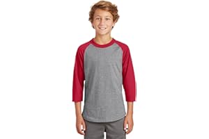 SPORT-TEK Youth Colorblock Raglan Jersey F20