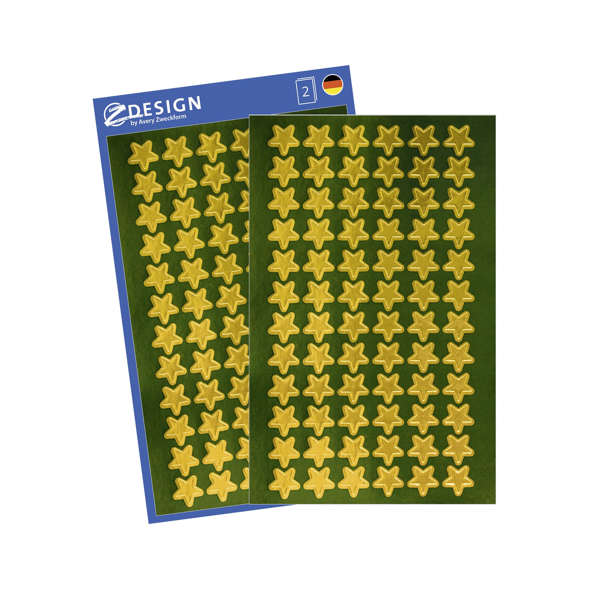 Avery 52805 Christmas Stickers Decals 144 Stickers, Stars