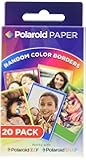 Polaroid 2x3 inch Rainbow Border Premium ZINK Photo Paper TWIN PACK (20 Sheets)