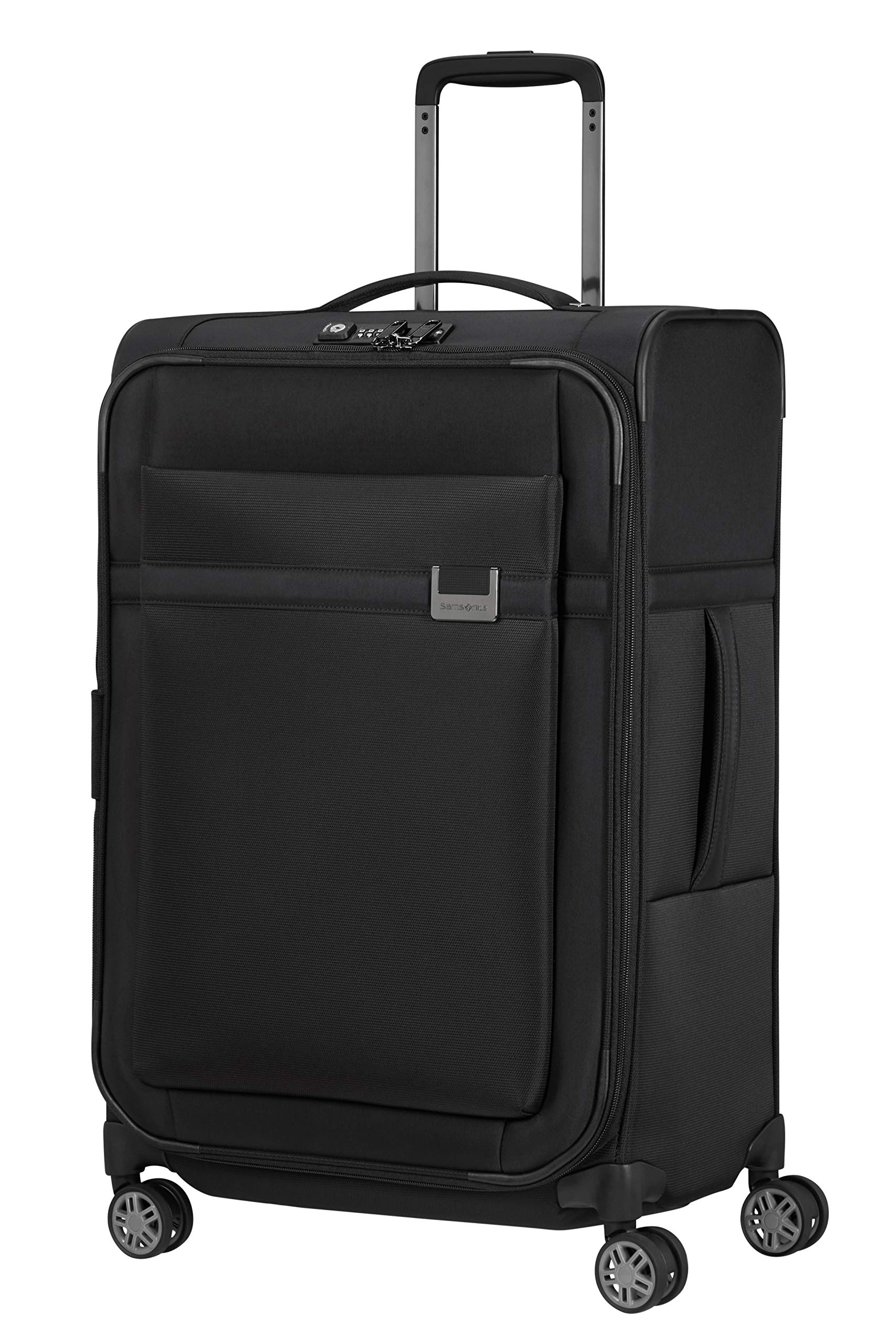Samsonite Airea - Spinner M Expandable, Suitcase, 67 cm, 73.5/81.5 l, black (black)