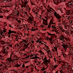 Tisspoms 2LB Red Crinkle Cut Paper Shred