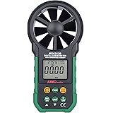 AimoTek MS6252B Digital Anemometer Temperature Humidity Tester Anemometro Air Flow Meter with USB Real Time Data