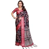 MOHIT CREATIONS Traditional Pure Cotton Silk Saree | Wedding Wear, Unstitched Blouse Piece