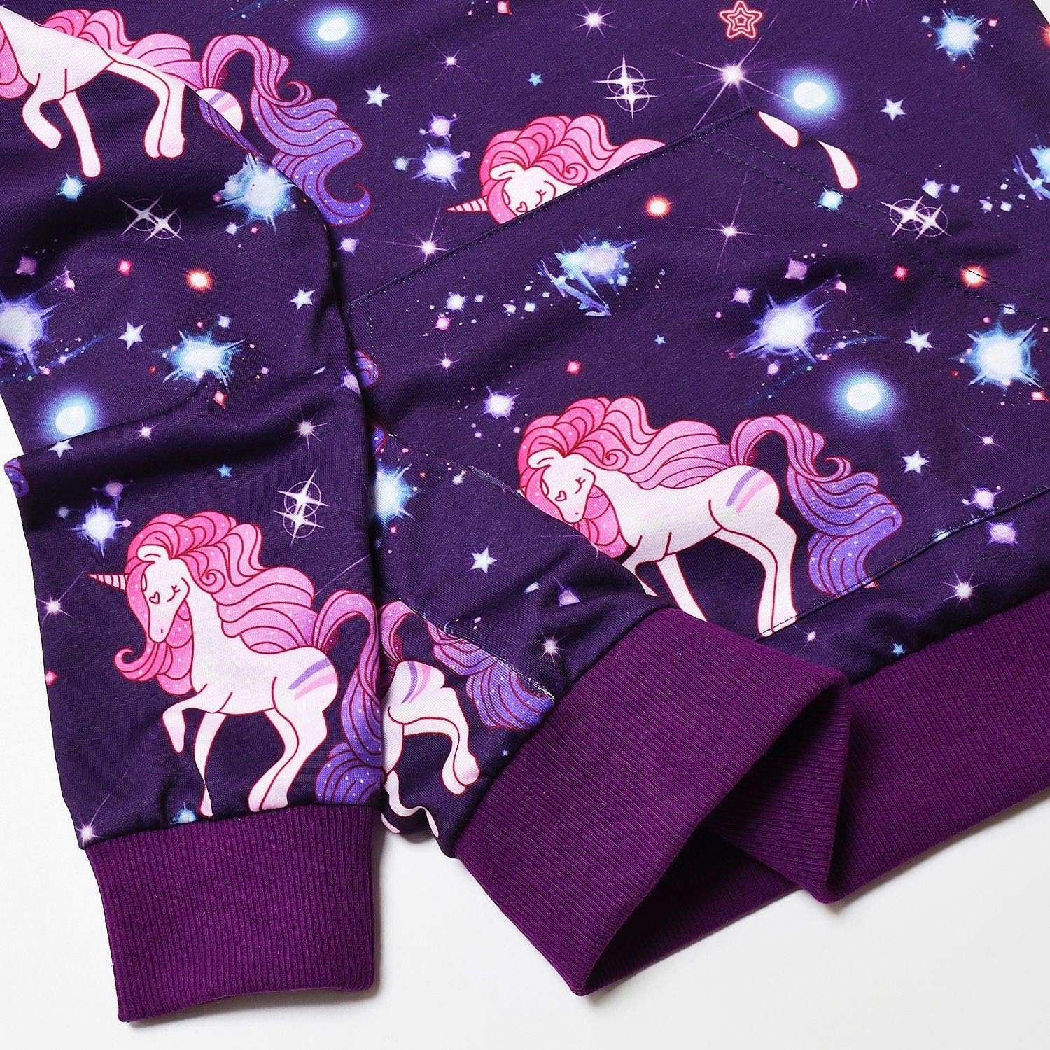 Jxstar Hoodie for Girls Unicorn Cat Sweatshirt Pullover Shirts Clothes for Kids: Clothing