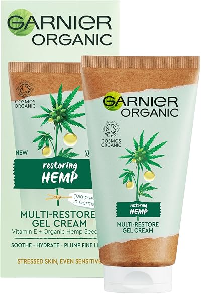 Garnier Organic Hemp Multi-Restore Gel Cream 50 ml - Soothing Moisturiser