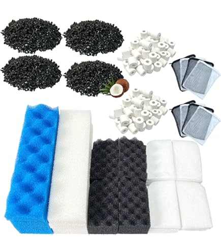 38 Pack Filter Media Kit For Fluval 406/407 Canister Filters