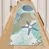 Tritard Coastal Runner Rug 2x6 Nautical Kitchen Hallway Rugs Beach Themed Non-Slip Indoor Floor Mat Machine Washable Rugs Car