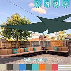 Coarbor 12'x12'x12' Sun Shade Sail Triangle Heavy