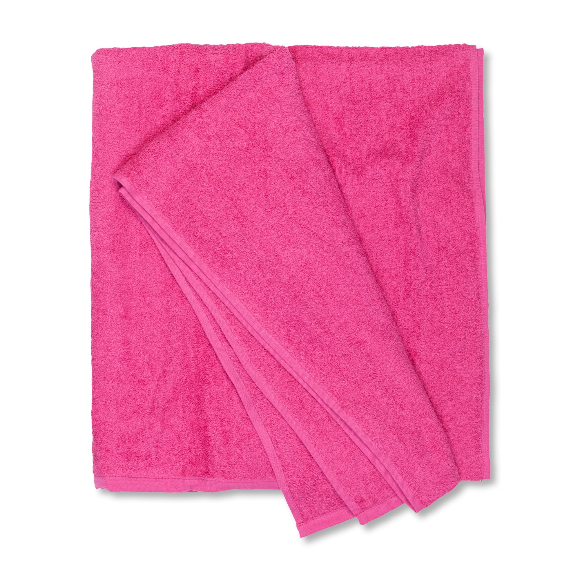 Adamo XXL Oversize Bath & Beach Towel - 155 x 220 cm or 100 x 220 cm, Pink