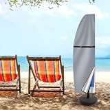 Teynewer Parasol Cover Waterproof Cantilever 1-3m Grey Khaki Green view 7