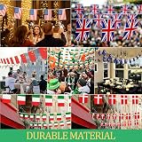 YAAVAAW Union Jack Flag Bunting 10m 30 Flags FIFA World Cup Decoration UK UK view 7