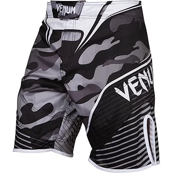 Venum Fight Shorts Hero Camo - White/Black - Fight Shorts,MMA Shorts BJJ Grappling Freefight Shorts