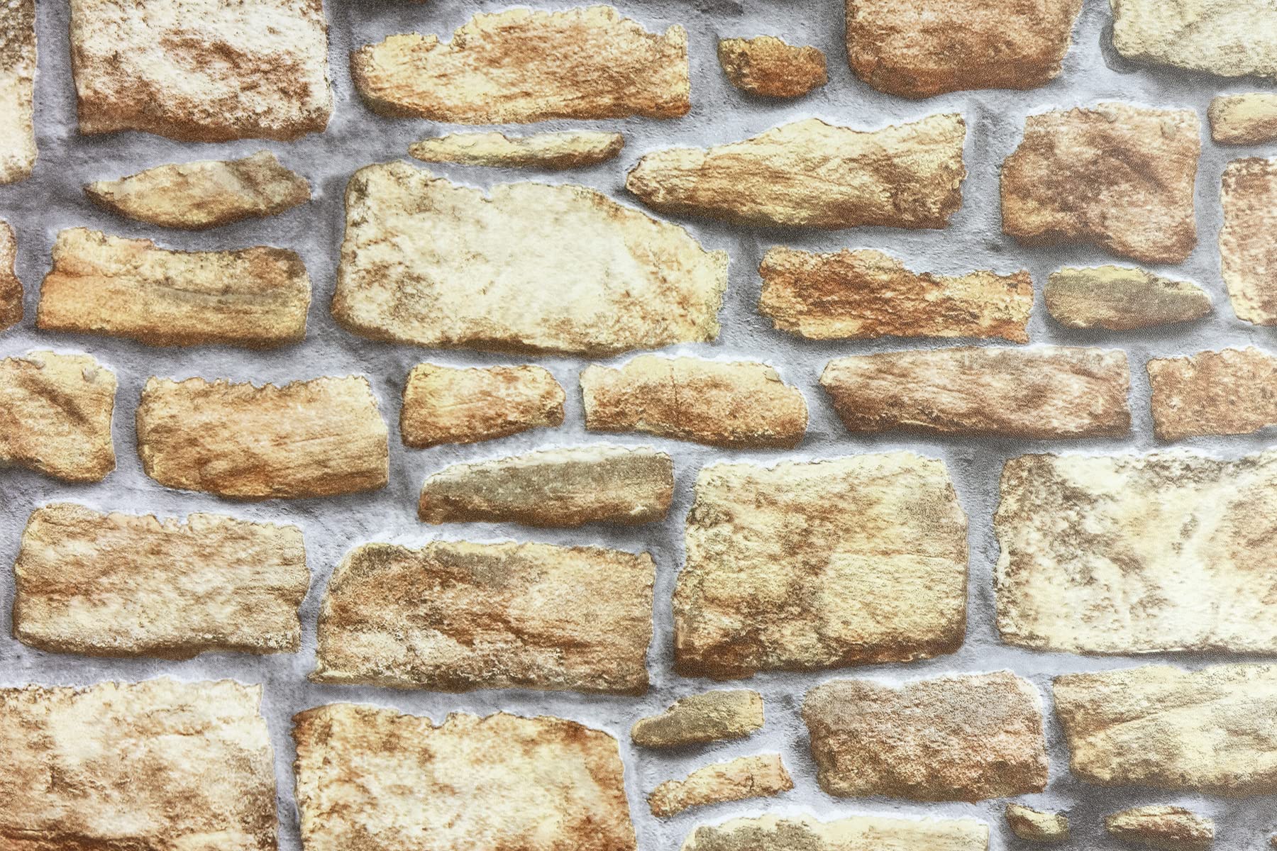 Fablon FAB10226 45 cm x 2 m Roll Stone Wall, Grey