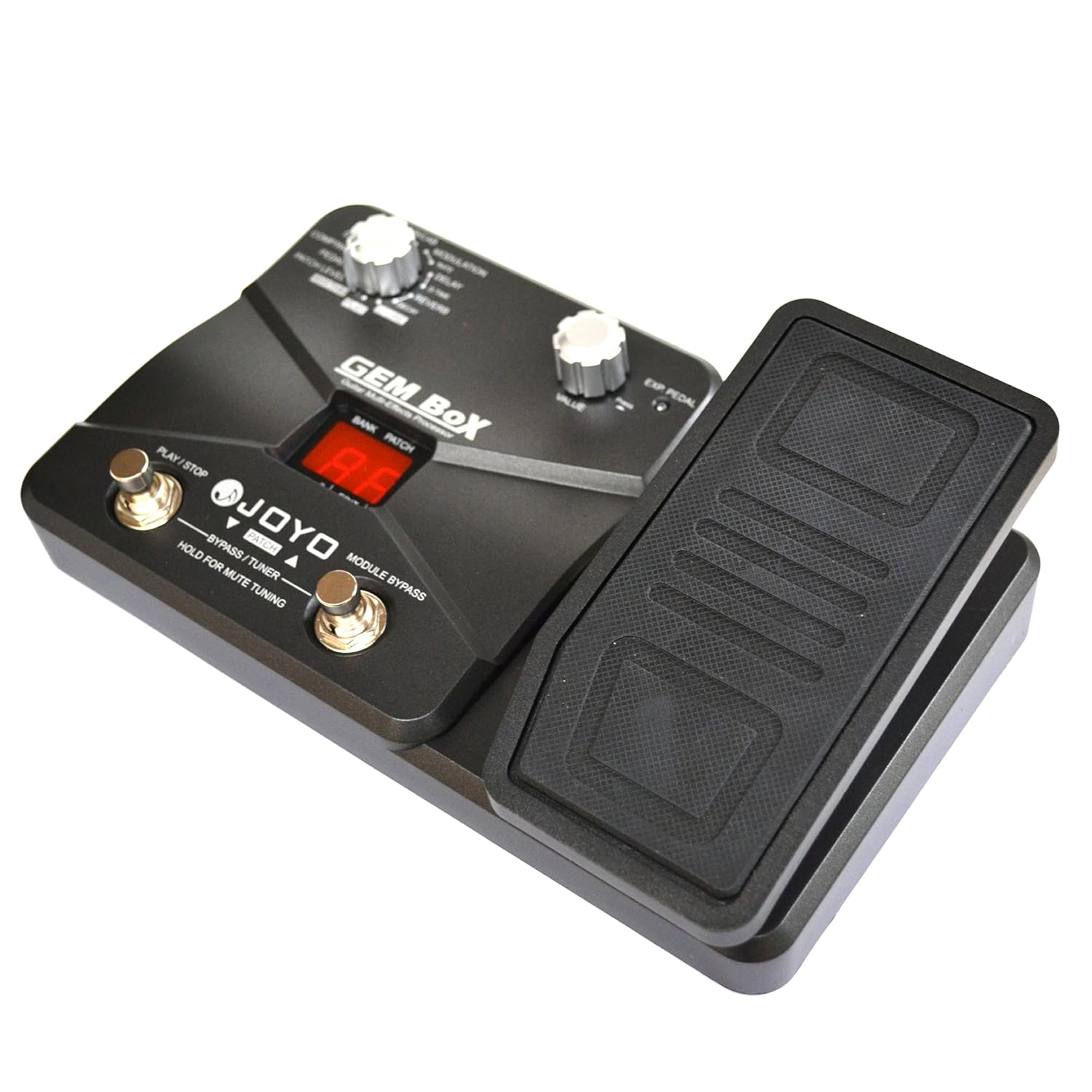 JOYO GEM Box 1 Multi Effect Pedal 60 Effects Drums Metronome Tuner Chorus Flanger Phaser Tremolo