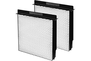 ROMON 1040 Super Humidifier Wick Filter Replacement for Essick Air AIRCARE 76D100 CM330ABLK CM330AWHT CM330DBLK CM330DWHT E35000 E27000, 2 Pack