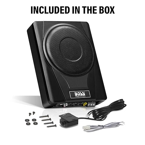 BOSS Audio Systems BASS8 Inch Under Seat Powered Car Subwoofer