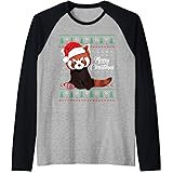 red panda christmas sweater