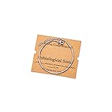 JoycuFF Unbiological Sister Bracelets for Women