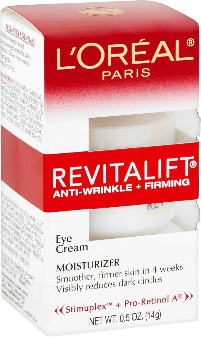 revitalift eye cream for face