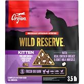 ORIJEN Wild Reserve Dry Cat Food Free-Run Chicken &amp; Wild-Caught 3.5lb Bag | WHOLEPREY Ingredients, Freeze Dried, Fresh or Raw Ingredients, High Protein, Made in the USA, Digestive Health, Real Chicken