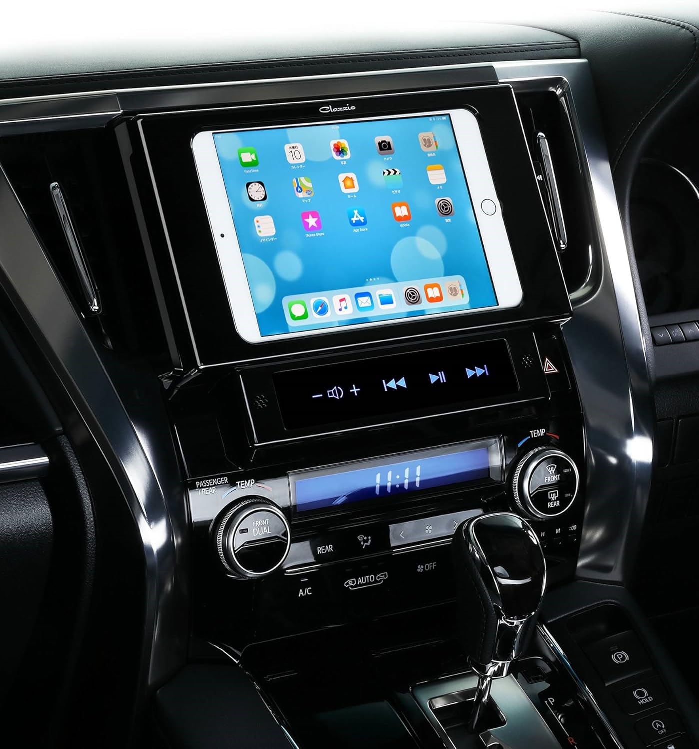 Amazon クラッツィオ 7 9インチ タブレット インストールキット Ipad Mini Iphone専用車載ホルダー 30系アルファード ヴェルファイア用 取付説明書付 08m4ap001r 携帯電話ホルダー 車 バイク