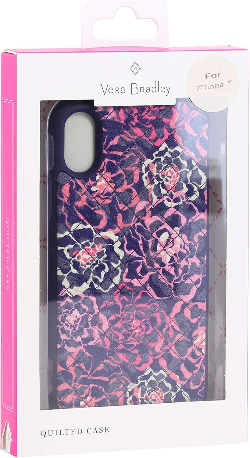 Vera Bradley - Brandclub - Vera Bradley Flexible Frame Case for iPhone X - Rumba Grid Red/Black/Tan/Gold - VBIPH-014-RGRBG-VB Vera Bradley - Brandclub - Vera Bradley Flexible Frame Case for iPhone X - Rumba Grid Red/Black/Tan/Gold - VBIPH-014-RGRBG-VB