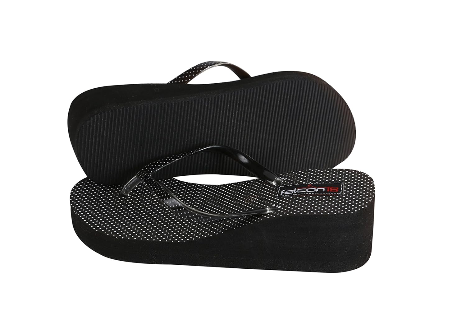 falcon18 casual flip-flop polka dot slippers for women