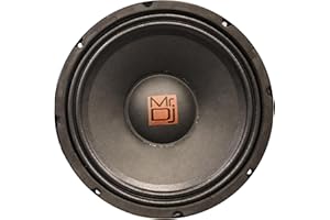 Mr. Dj USA (PRODW1000) Subwoofer, Black 1000 Watt 10" PRO PA DJ Home Audio Raw Speaker 8 ohm Woofer