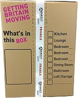 Direct Global Trading 5 Extra Large Tall Cardboard Boxes 115 L 60cm x 44cm view 5