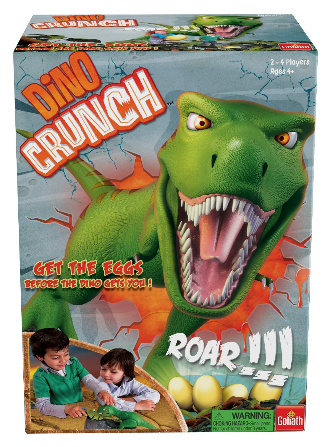Goliath Dino Crunch: Dinosaur Board Game for 2-4 Players, Ages 4 and Up