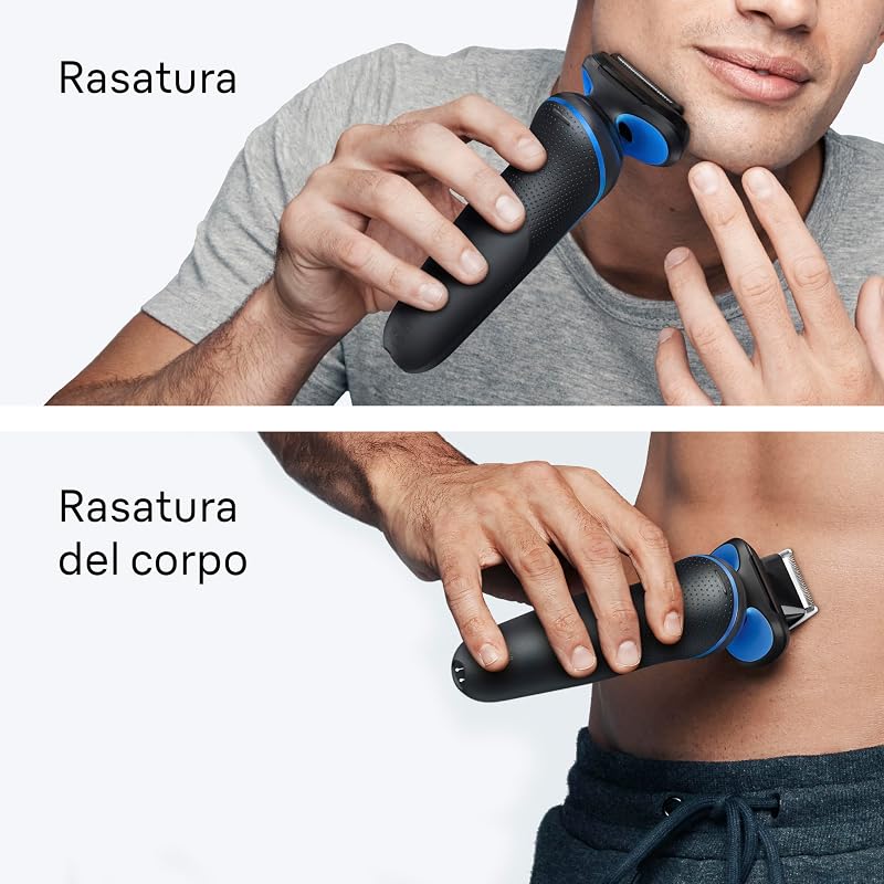 Serie 5 Rasoio Elettrico Barba, 1 Accessorio, 52-B1600s, Blu