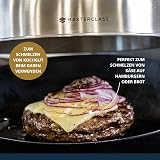 MasterClass Melting Dome and Burger Cover Stainless Steel 22.5 cm view 7