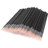 Disposable Eyeliner Brush,Eye Makeup Tools, Eyeliner Pencil For Eye Makeup, Eyelashes (150 PCS） (Yellow)