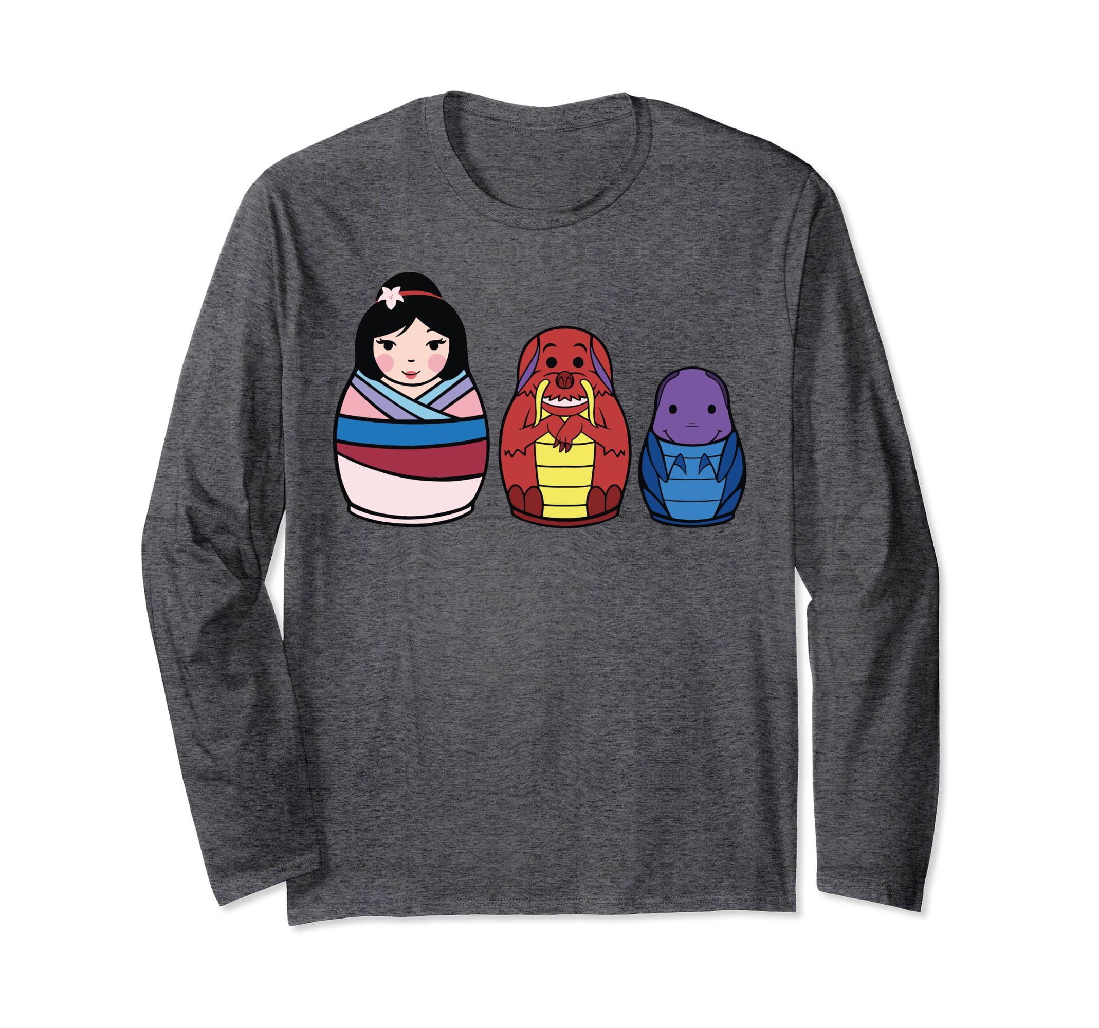 Disney Mulan Nesting Dolls Long Sleeve T-Shirt