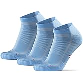 DANISH ENDURANCE Ultra-Comfort Ankle Running Socks, Performance Socks, Men & Women - 3 or 5 Pack