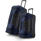 Samsonite Andante 2 Wheeled Duffel Bag &ndash; 22-Inch and 28-Inch &ndash; Travel-Friendly and Lightweight - Navy