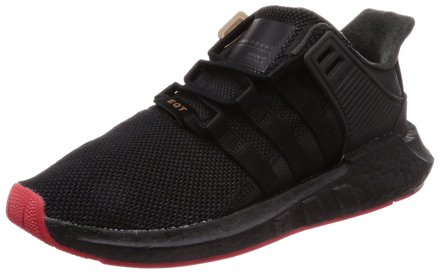 eqt support black red