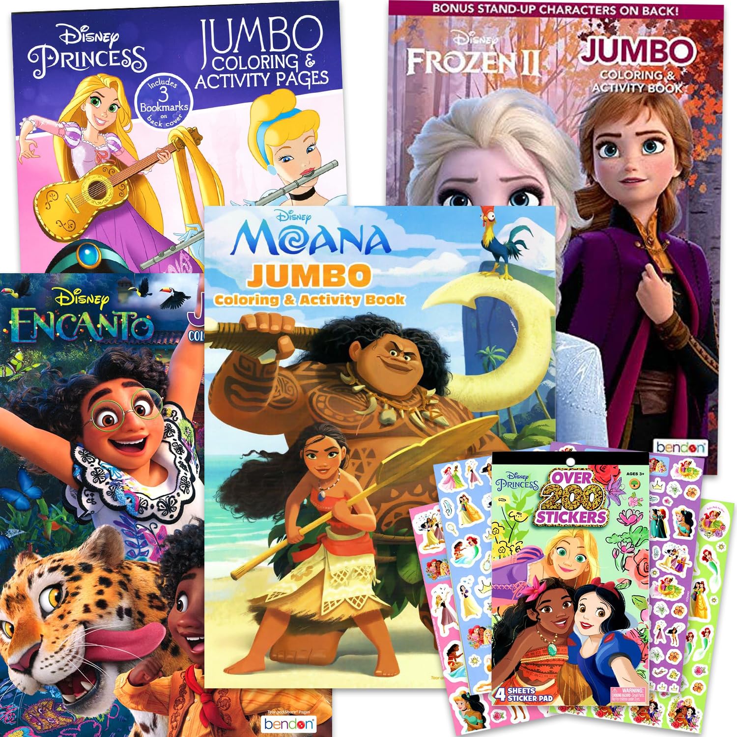 Photo 1 of *USED*
Disney Princess Coloring Book Activity Set for Kids Featuring Disney Princess, Encanto, Moana and Frozen