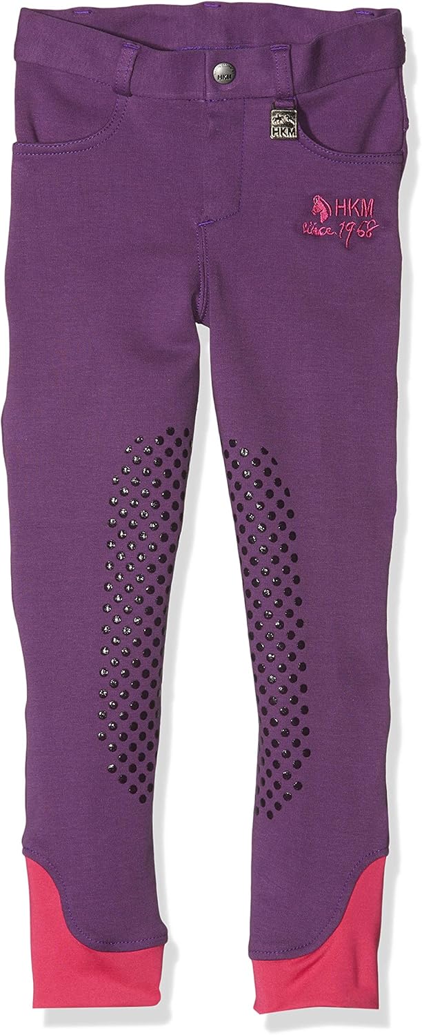 Culotte D'équitation Kerrits Enfant Fille Taille S - Noire, Genouillères Stretch