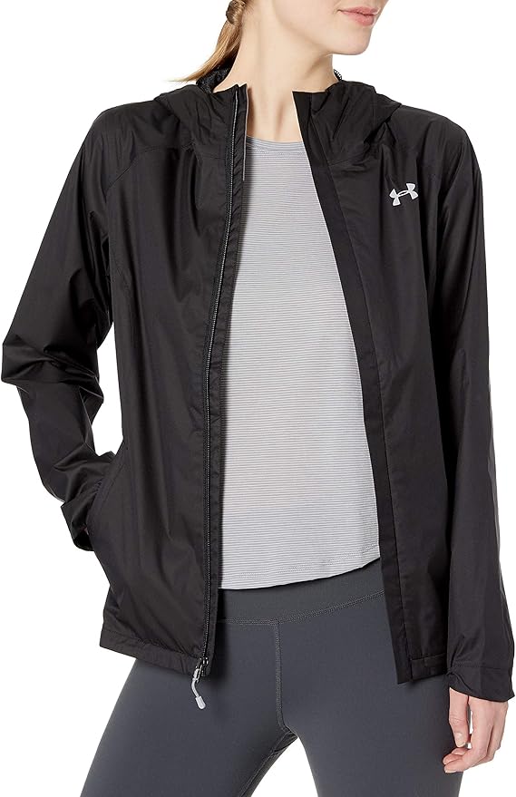 Under Armour Women's Essential Crew ButtonDownShirts, Black (001)/Overcast Gray, Small Amazon